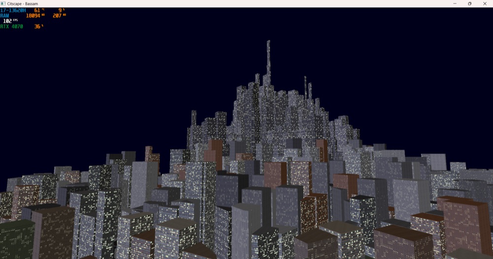 OpenGL Cityscape