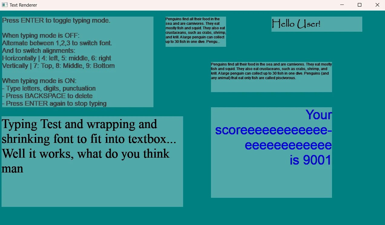 OpenGL Text Renderer cover