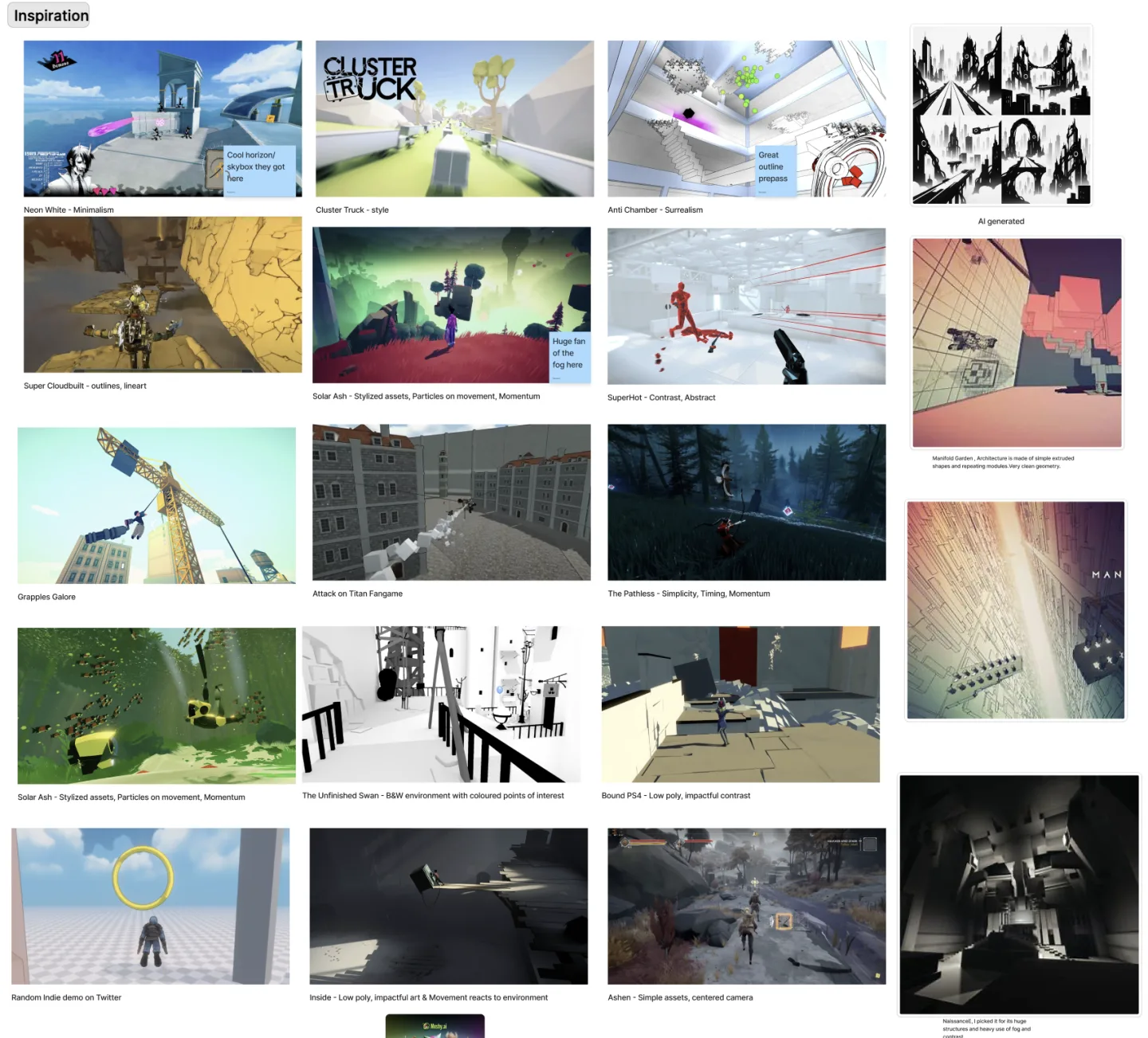 Concept references and identity mood for the city